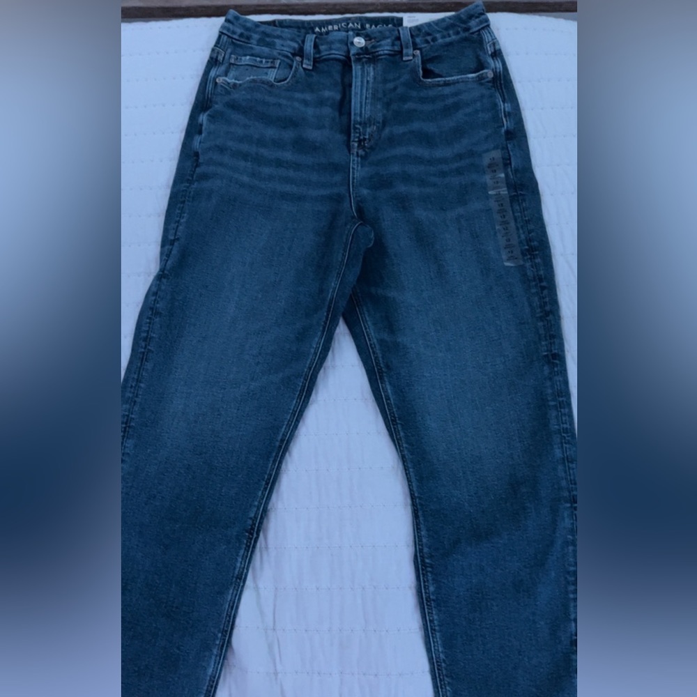 American Eagle curvy stretch mom jeans